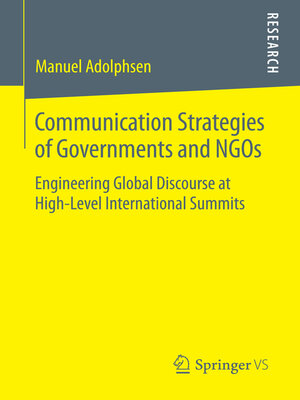 cover image of Communication Strategies of Governments and NGOs